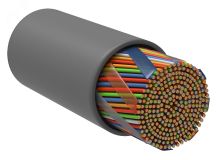 Витая пара U/UTP кат.5E 10х2х24AWG solid PVC 305м серый LC1-C5E10-111 ITK