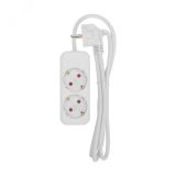 Удлинитель STANDARD 2 гнезда, 1,5 м, 3х1,0 мм2, с/з, белый 13-4003 REXANT