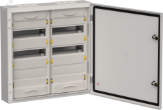 TITAN 5 Корпус металлический ЩРн-72 (2х36) 585х570х140 IP54 сер TI5-50-N-2X036-54-7035 IEK