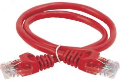 Патч-корд категория 5е UTP 5 метр PVC красный PC04-C5EU-5M ITK