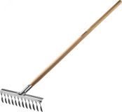 Грабли PROLine из нержавеющей стали, 12 витых зубцов 39481-12 GRINDA