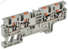 Колодка клеммная CP-MC 4 вывода 4мм2 серая IEK YCT22-00-4-K03-004 IEK