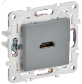 SKANDY Розетка HDMI SK-H01Gr серый IEK SK-H10-K03 IEK