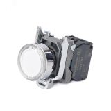 Кнопка SB4 с подсветкой в сборе модульная 22мм белая металл 24ВDC 1НО SB4BW31B1 Systeme Electric