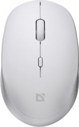 Мышь беспроводная Auris MB-027, оптическая, 4D, 800-1600dpi, бесшумные кнопки, белый 52028 Defender