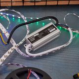 Источник питания тонкий 220 V AC/24 V DC 1 А 24 W с проводами, влагозащищенный (IP67) 201-024-2 REXANT