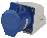 Розетка стационарная наружная 123 2Р+РЕ 32А 220В IP44 (10/60/720) R(OUT)-32-2P-PE-IP44 Б0032877 ЭРА