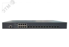 Коммутатор управляемый L3 12 портов 1/10G BaseX SFP+ ЭКО33602 Gigalink