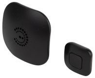 Звонок дверной BIONIC Black беспроводной, черный, 6 мелодий Б0054779 ЭРА