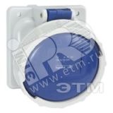 Розетка встраиваемая 63А 3К+H+З 230В IP67 058722 Legrand