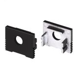 Заглушка SL-SLIM-H13M BLACK с отверстием (, Пластик) 032998 Arlight