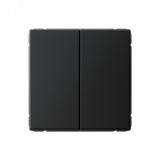 ARTGALLERY 2-клавишный переключатель, сх.6/2, 10АХ, механизм, карбон GAL001065 Systeme Electric