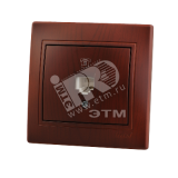 Мира Розетка телефонная евро вишня 701-0601-137 Lezard