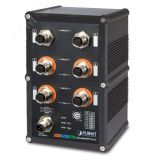 Коммутатор с кольцевым управлением PoE 6 портов M12 10/100/1000Мб/с 4хPoE 144 Вт 1000459295 PLANET