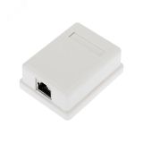 Розетка компьютерная внешняя 1-порт RJ-45 8P8C FTP экранированная кат6 03-0142 REXANT
