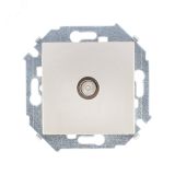 15 Розетка телевизионная скрытая винтовые зажимы шампань 1591475-034 Simon