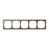 ARTGALLERY рамка 5-постовая, универсальная, мокко GAL000605 Systeme Electric