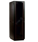 Шкаф телекоммуникационный напольный 47U (800х800) дверь стекло черный ШТК-М-47.8.8-1ААА-9005 ЦМО