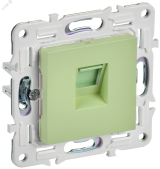 SKANDY Розетка компьютерная RJ45 кат.6 SK-K02G мятный IEK SK-K10-2-K06 IEK