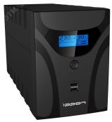 Источник бесперебойного питания Line-interactive Smart Power Pro II 1200 ВА/720 Вт фазы 1/1, Tower, 4хC13, RS232 и USB type B, c АКБ 1005583 IPPON