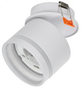 LIGHTING Светильник 4033 встраиваемый поворотный под лампу GX53 белый IEK LT-UVB0-4033-GX53-1-K01 IEK