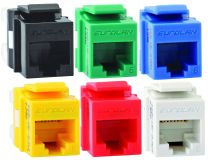 Модуль розеточный Keystone категории 6 UTP 1xRJ45 T568A/B зеленый 16B-U6-03GR Eurolan