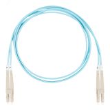 Шнур оптический коммутационный (патч-корд), LC-LC, дуплекс (duplex) OM3, нг(А)-HF, бирюзовый, 2,0 м DR-220063 Datarex