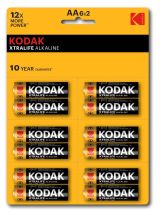 Батарейка LR6-12BL perforated (6x2BL) XTRALIFE Alkaline [KAA-2x6 perf] (144/576/18432) Б0038794 KODAK
