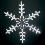 Фигура световая большая Снежинка белый, размер 95x95 см 501-333 Neon-Night