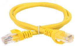 Патч-корд категории 6 UTP PVC 7м желтый PC05-C6U-7M ITK