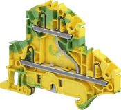 Клемма втычная ZK2.5-D1-PE Земля 2.5 мм.кв 4 зажима 1SNK705250R0000 TE Connectivity (Entrelec,Tyco)