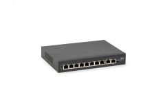 Коммутатор неуправляемый 8 портов, PoE+, 2-Uplink, 120 ВТ 4073 Бастион