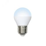 Лампа светодиодная LED-G45-7W/NW/E27/FR/NRФорма шар, матовая.  Norma. (4000K). UL-00003822 Uniel