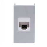 VIVA Розетка компьютерная RJ45 категория 5E       1 модуль серая 45138 DKC