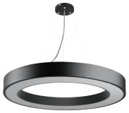 Светильник LED Geometria Ring SPO-133-B-40K-045 45Вт 4000K 3200Лм IP40 600*80 черный подвесной драйвер внутри Б0058903 ЭРА