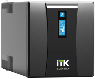 Источник бесперебойного питания Line-interactive 1200 ВА/720 Вт, фаза 1/1, LCD дисплей, с АКБ 2х7AH, USB, Schuko EET-1200VA-1-002-S ITK