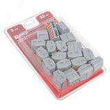 Клемма СМК 222-413 с рычагом 3 отверстия блистер (20шт.) EKF plc-smk-413b-20 EKF