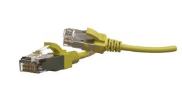 Патч-корд PC-LPT-SFTP-RJ45-RJ45-C6A-1M-LSZH-YL S/FTP категория 6a1 м желтый 445813 Hyperline