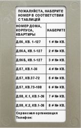 Блок индикации БВД-432NP Vizit