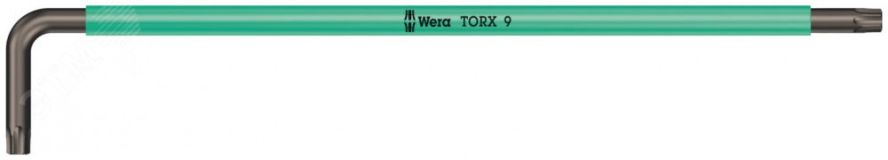 Ключ Г-образный 967 SXL TORX Multicolour удлиненный TX 9 x 101 мм WE-024482 Wera