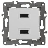 Устройство зарядное USB, 5В-2100мА, Эра Elegance, белый, 14-4110-01 Б0034358 ЭРА