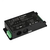 Декодер SMART-K35-DMX-SUF (12-36V, 3x10A, XLR3) (ARL, Металл) 028408 Arlight