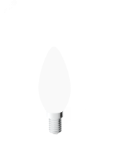 Лампа светодиодная филаментная LED 9 Вт 610 лм 4100К AC185-265В E14 свеча нейтральный матовая колба диммируемая Black Filament 103201209-D GAUSS