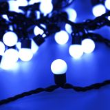 Гирлянда светодиодная декоративная ARD-BALL-CLASSIC-D17.5-10000-BLACK-100LED BLUE (230V, 7W) (ARDCL, IP65) 025582 Arlight
