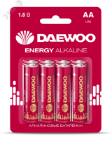 Элемент питания LR03 (AAА) DAEWOO Energy Alkaline блистер, 8 шт. 4895205031111 JazzWay