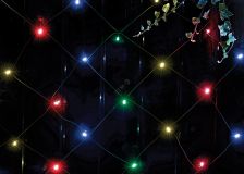 Сеть 150 LED на солнечной батарее мультиколор 2м*1,35м ERAUF024-16 Б0044225 ЭРА