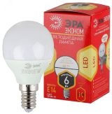 Лампа светодиодная RED LINE LED P45-6W-827-E14 R Е14 / E14 6 Вт теплый Б0051058 ЭРА