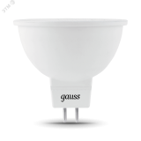 Лампа светодиодная LED 9 Вт 830 лм 3000К AC150-265В GU5.3 софит MR16 теплая Black 101505109 GAUSS