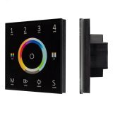Панель Sens SMART-P67-MULTI Black (230V, 4 зоны, 2.4G) (ARL, IP20 Пластик, 5 лет) 028322 Arlight