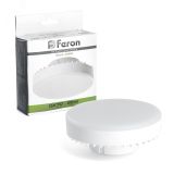 Лампа светодиодная LED 25вт GX70 белый таблетка 38269 FERON